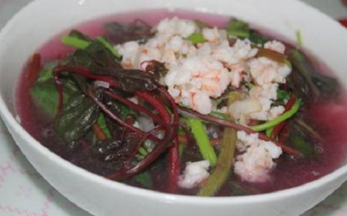 Cách nấu canh rau dền thịt băm