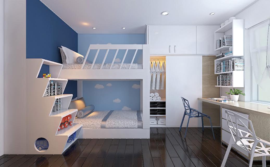 Thiết kế phòng ngủ cực đẹp cho trẻ nhỏ giá rẻ