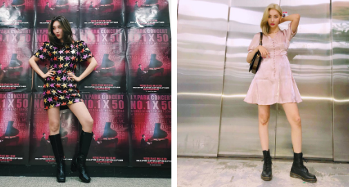 Sunmi có lẽ là idol sở hữu nhiều boots nhất Kpop chỉ cần mix sương sương là  có loạt outfit xịn sò