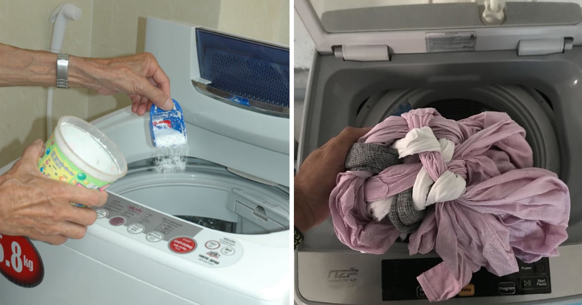 Quần áo giặt máy lấy ra vừa xoắn vừa nhàu: Trước khi giặt làm thêm 1 bước để đồ phẳng phiu, không cần là