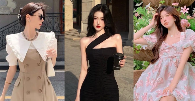 Top 10 mẫu váy xòe liền thân đẹp tôn dáng các chị em  Xưởng May Apis   Công ty may gia công hàng đầu tại Hồ Chí Minh