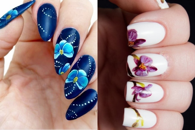 10 mẫu nail vẽ hoa nổi bật cho ngày hè chị em nên tham khảo