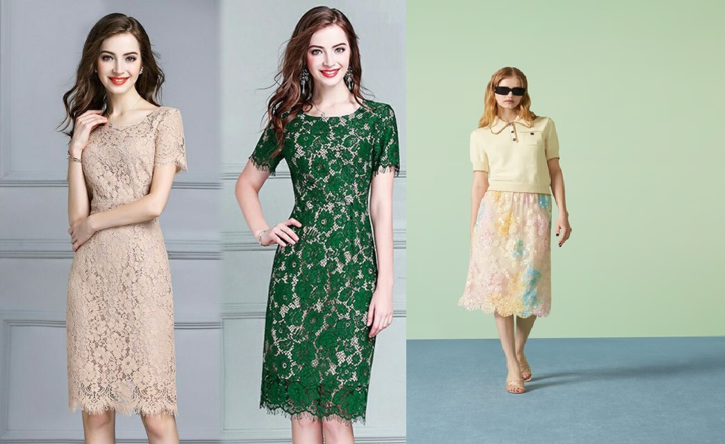 Những mẫu váy ren ngọt ngào đón thu 2014 - Báo Quảng Ninh điện tử