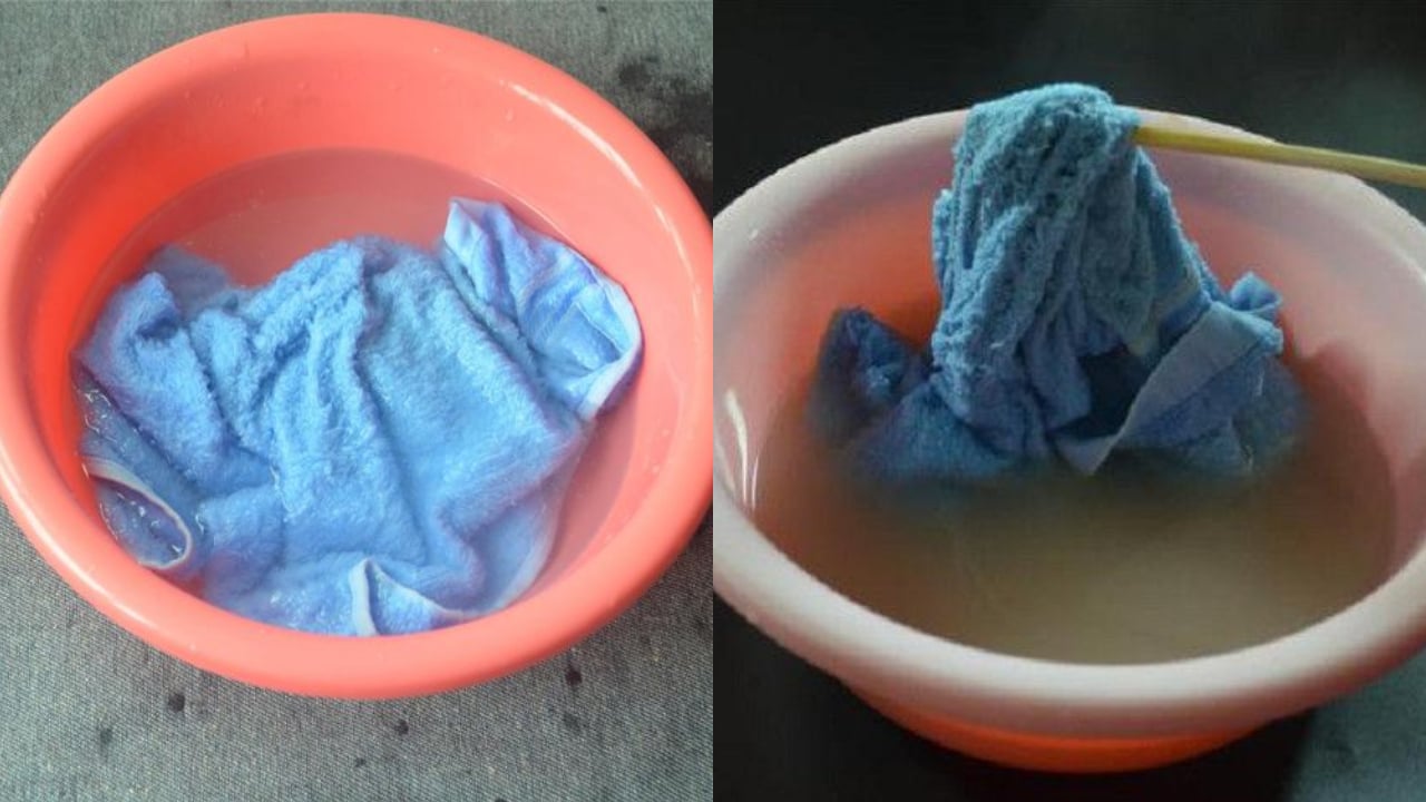 Khăn tắm, khăn mặt bị nhớt: Ngâm trong thứ nước này sạch hơn dùng xà phòng,  khăn trắng sạch như mới