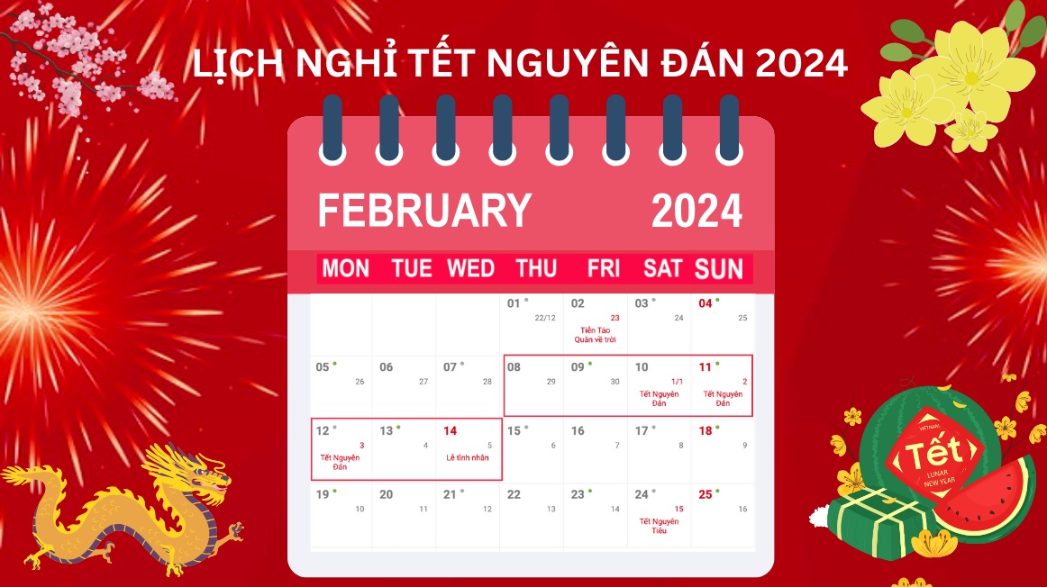 Lịch nghỉ Tết Nguyên đán Giáp Thìn 2024 của học sinh, giáo viên 63 tỉnh ...