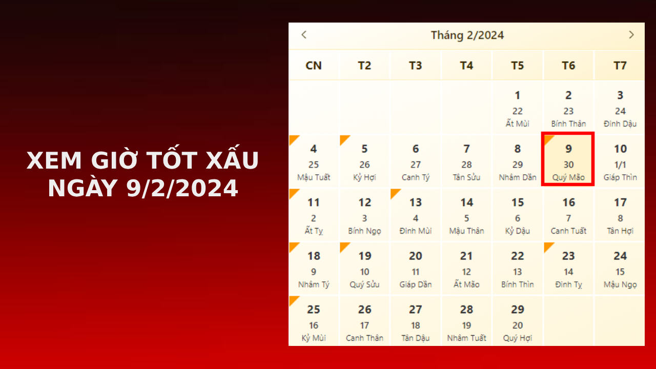 Xem gi t t x u ng y 9 2 2024 chu n nh t xem l ch m ng y 9 2 2024