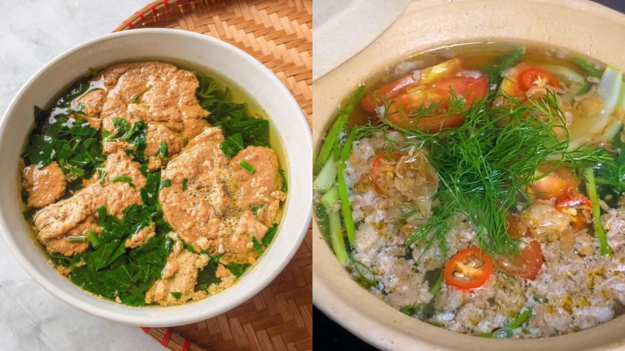Cách nấu canh cua, riêu cua nước trong, thịt cua đóng tảng lớn, ai cũng ...