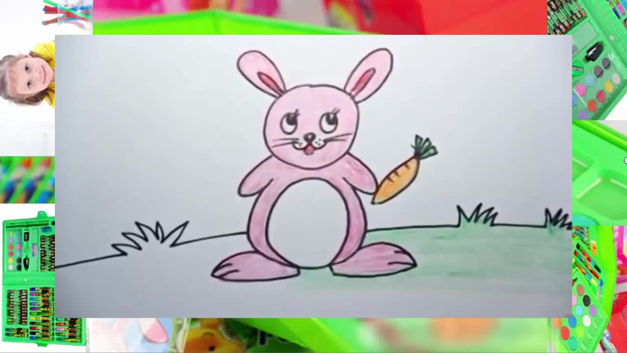 Cách Vẽ Con Thỏ Siêu Đáng Yêu Cho Bé